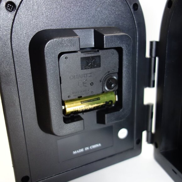 NIP! Foldable Retro Picture Frame Clock Black Nostalgia - Picture 6 of 7